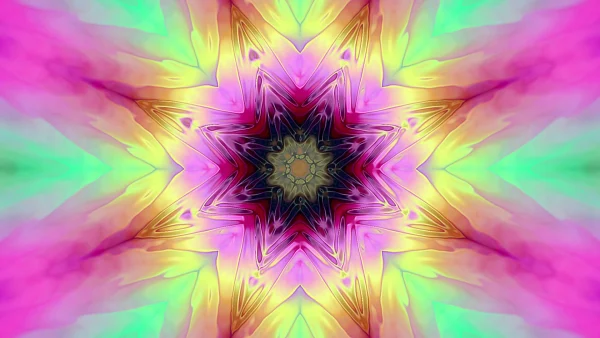 Protoloop L 300,Kaleidoscope,Pink,Green,video loop created by Protoloops | Protobacillus | Proto