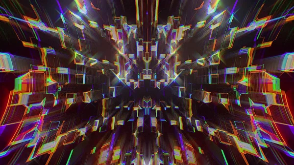 Protoloop L 391,Pattern,RGB,Geometric,Symmetrical,video loop created by Protoloops | Protobacillus | Proto