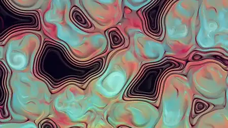 Protoloop L 404,Organic,Blue,Orange,video loop created by Protoloops | Protobacillus | Proto