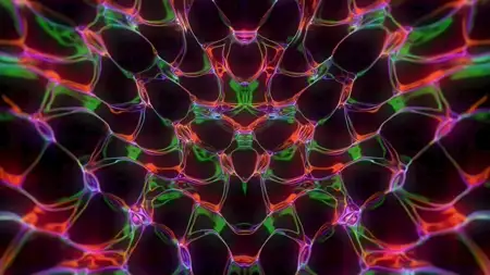 Protoloop L 452,Dark,Symmetrical,Pink,Green,video loop created by Protoloops | Protobacillus | Proto