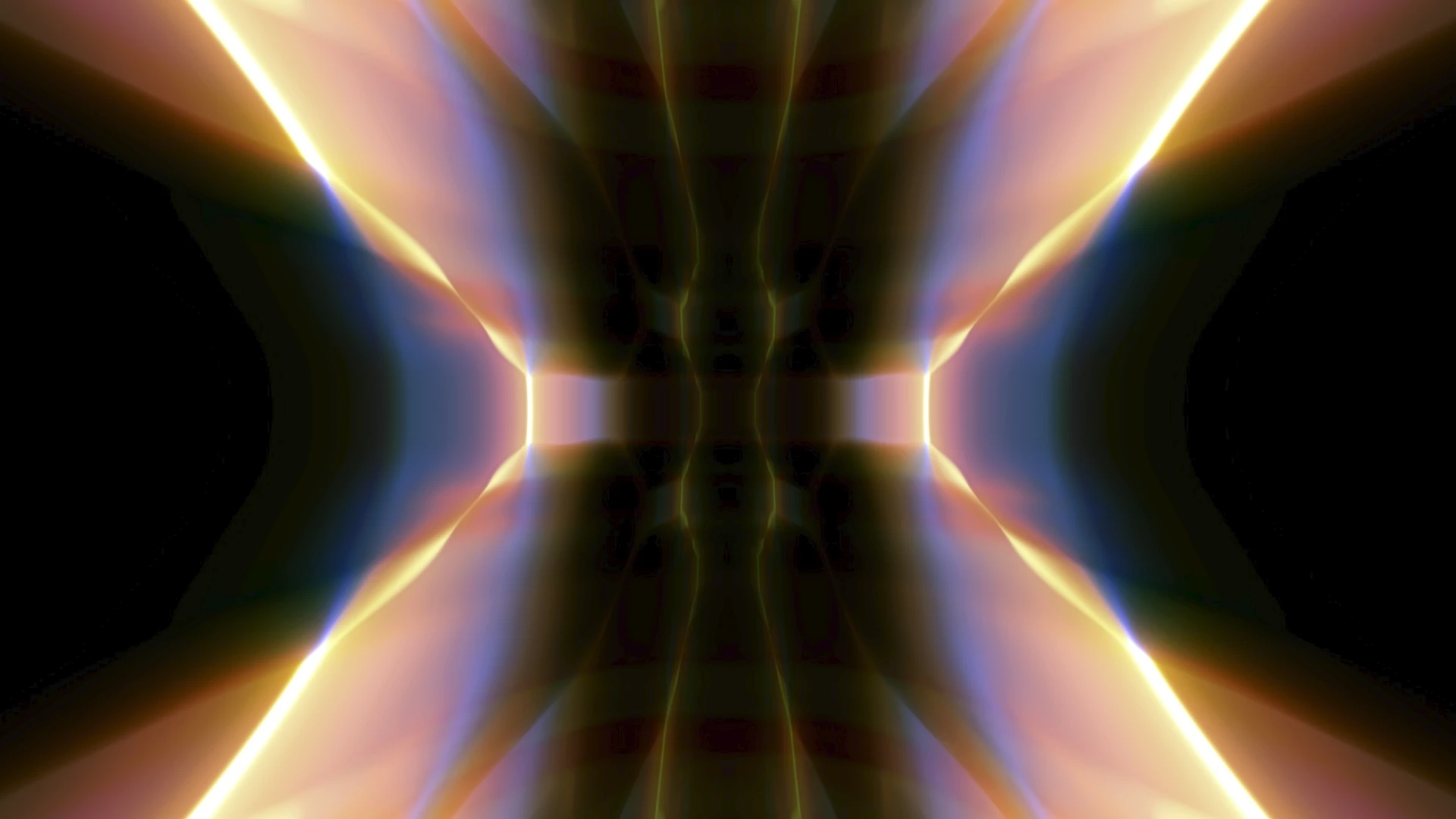 Protoloop L 461,Symmetrical,Blue,Yellow,Light,video loop created by Protoloops | Protobacillus | Proto