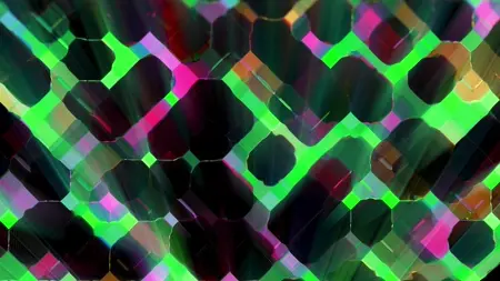 Protoloop L 510,Geometric,Green,Pink,Light,video loop created by Protoloops | Protobacillus | Proto