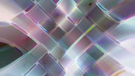 Protoloop L 514,Geometric,White,Pink,Symmetrical,video loop created by Protoloops | Protobacillus | Proto