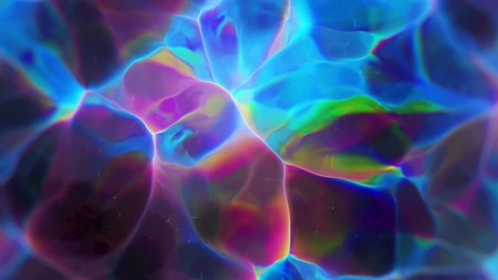 Protoloop L 515,Blue,Pink,Green,Liquid,video loop created by Protoloops | Protobacillus | Proto