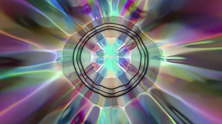 Protoloop L 518,Symmetrical,Green,Circle,Liquid,video loop created by Protoloops | Protobacillus | Proto